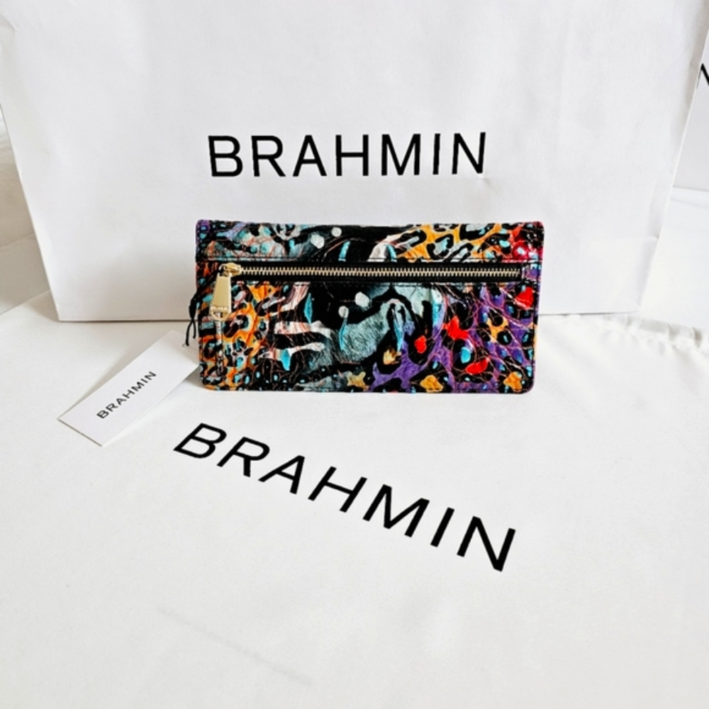 NWT Brahmin Stampede Melbourne Ady Wallet - Picture 4 of 15